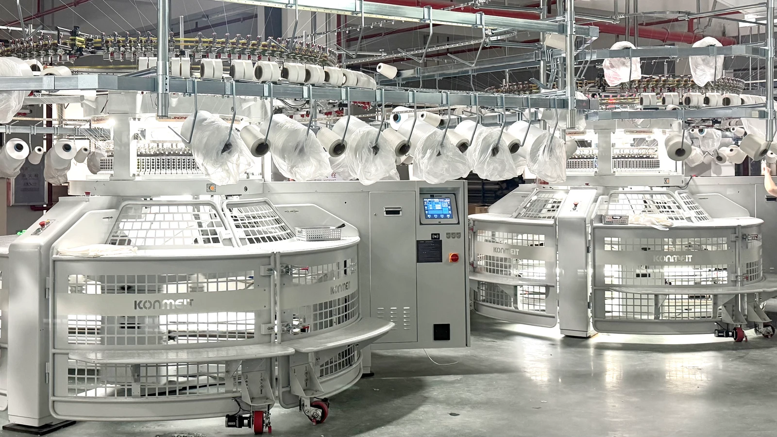 WONJEAN circular knitting production floor