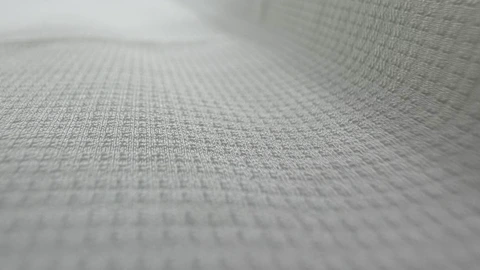 Stretch Double-Knit Eyelet Fabric macro knit texture thumbnail