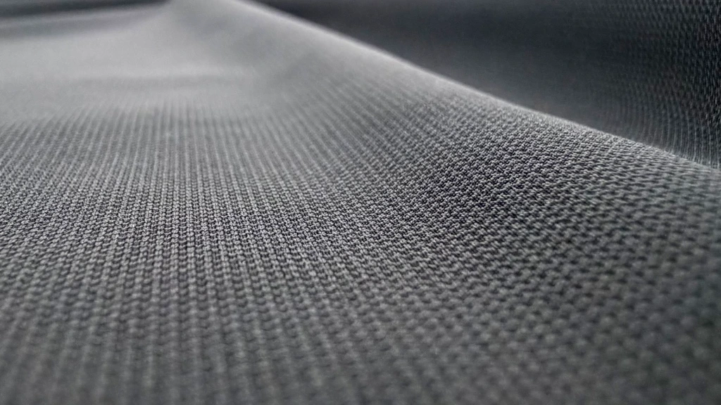 Moisture-Wicking Performance Knit Fabric macro knit texture