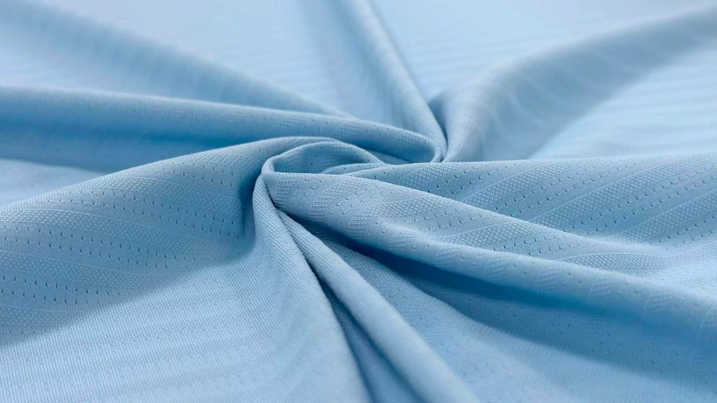 Nylon M-Point Mesh Knit Fabric fabric photograph