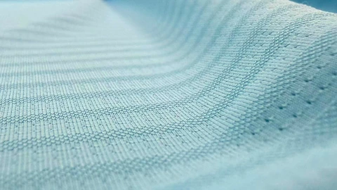 Nylon M-Point Mesh Knit Fabric macro knit texture thumbnail